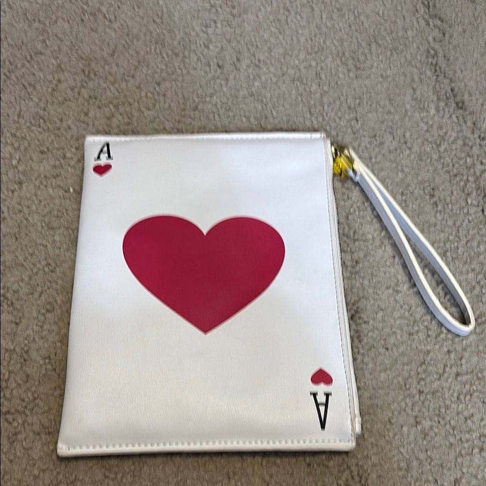 ⚡️FINAL PRICE⚡️ Extremely Rare Kate Spade ♠️ Ace of Hearts clutch bag - Picture 2 of 12